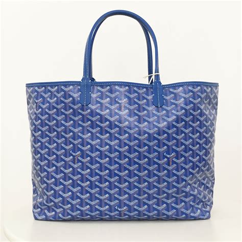 second hand blue goyard bag